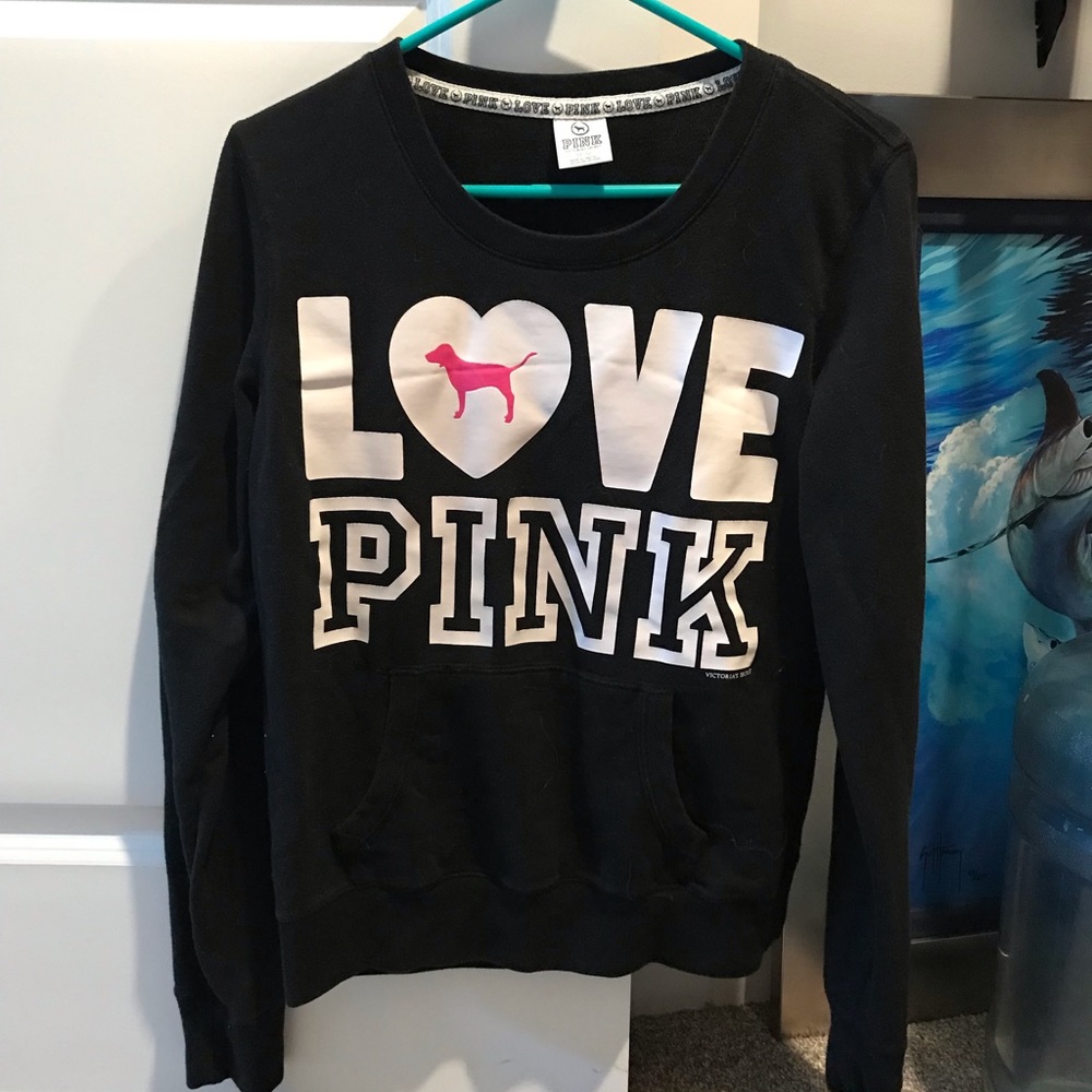 Love pink sweatshirt
